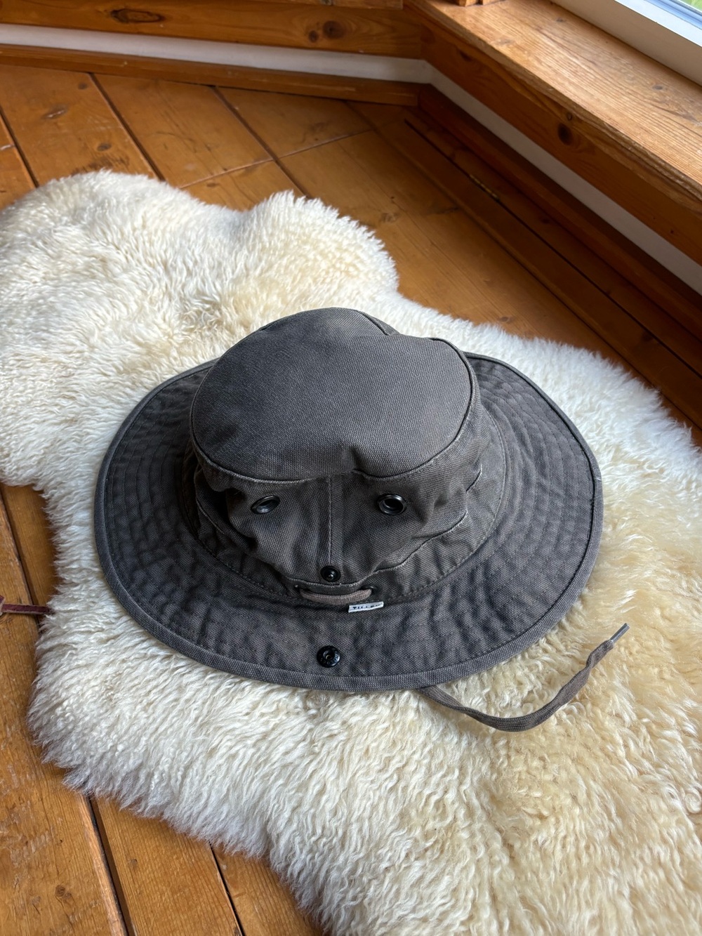 Tilley Wanderer Cotton Canvas Bucket Hat
